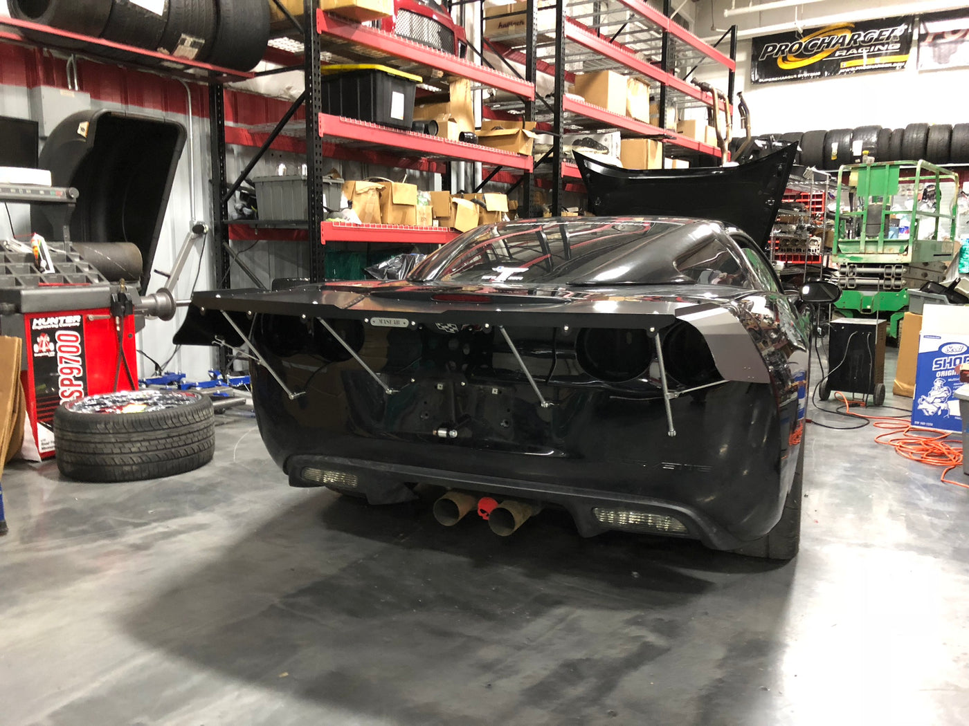 CORVETTE C6 DRAG WING (ALUMINUM)
