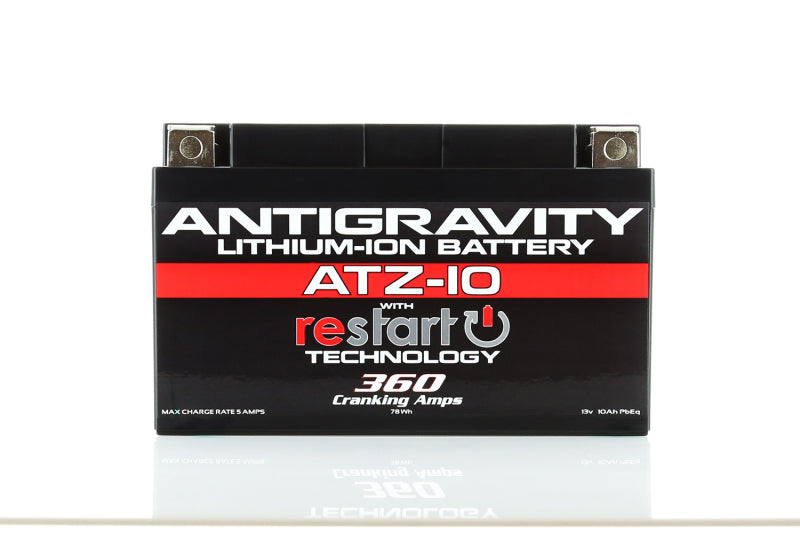 Antigravity YTZ10 Lithium Battery w/Re-Start