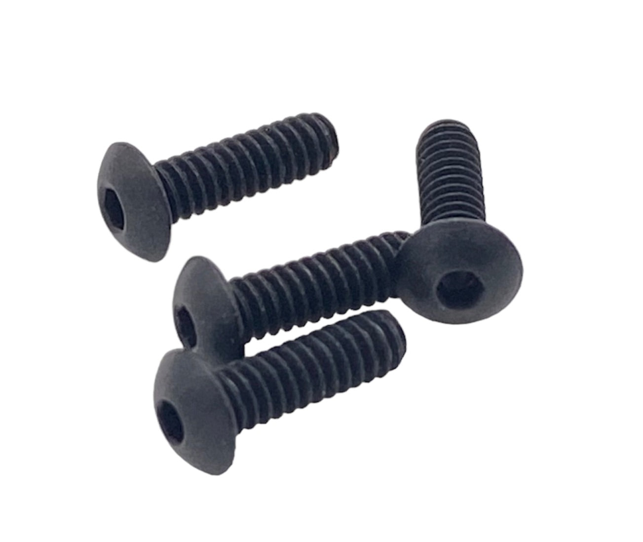 Aluminum Button head Socket Screws &  Low profile Locknuts (Anodized Black)